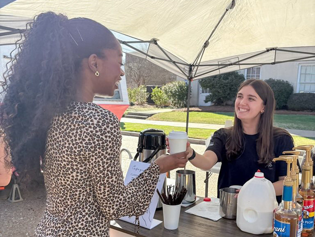 Cafezinho coffee cart for outdoor events