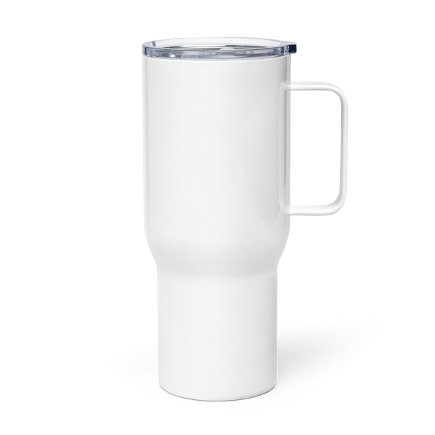 Nothing gets in the way Travel mug with a handle