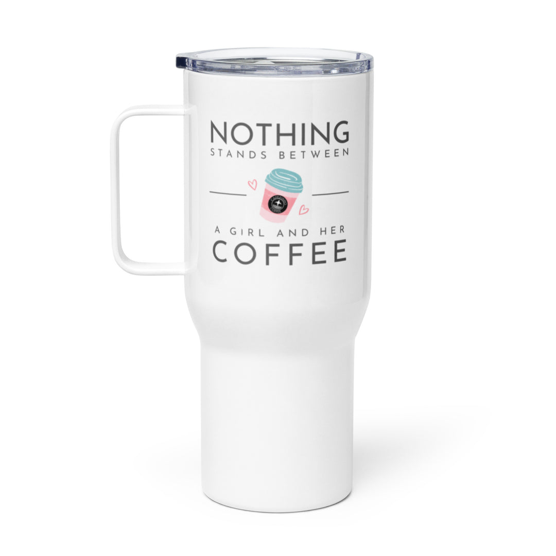 Nothing Gets In The Way Travel Mug With Handle – CafezinhoCoffee