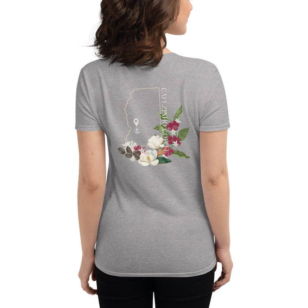 Women's Magnolia and Coffee Berry T-Shirt